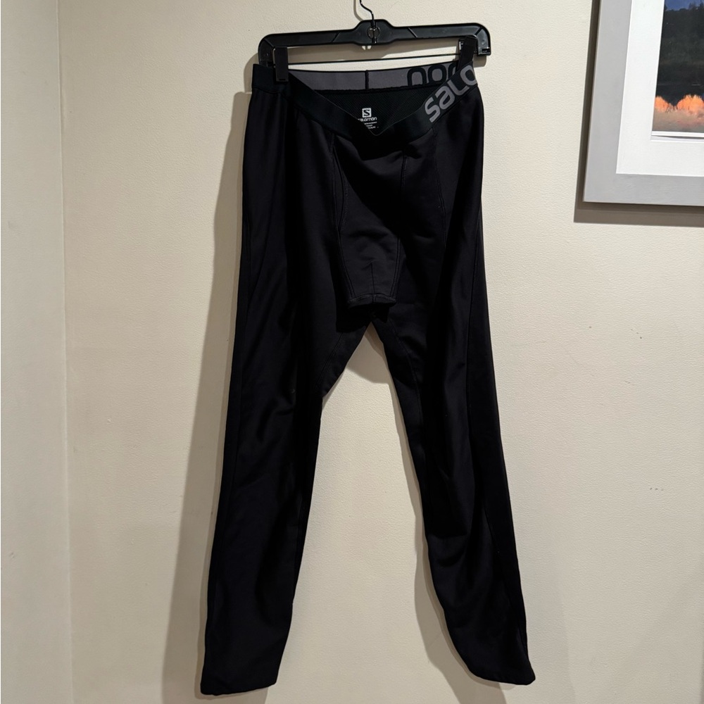Salomon Black Men's Pants Base layer Large